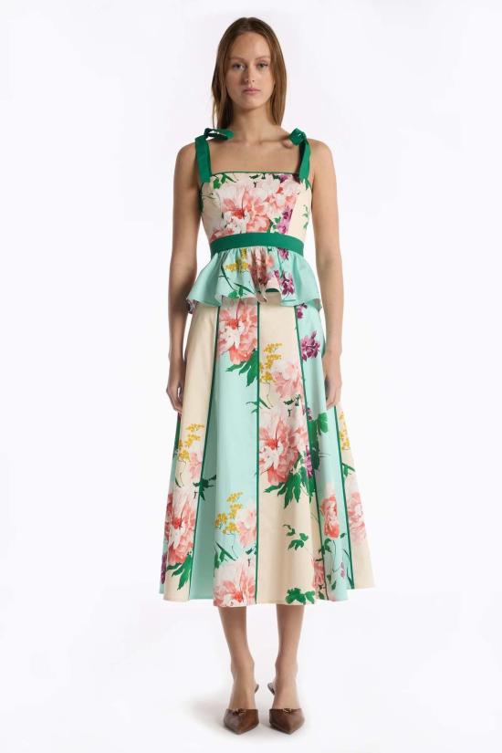  크리스티 린 미디 스커트 네이트 스커트 멀티 트랭퀼리티