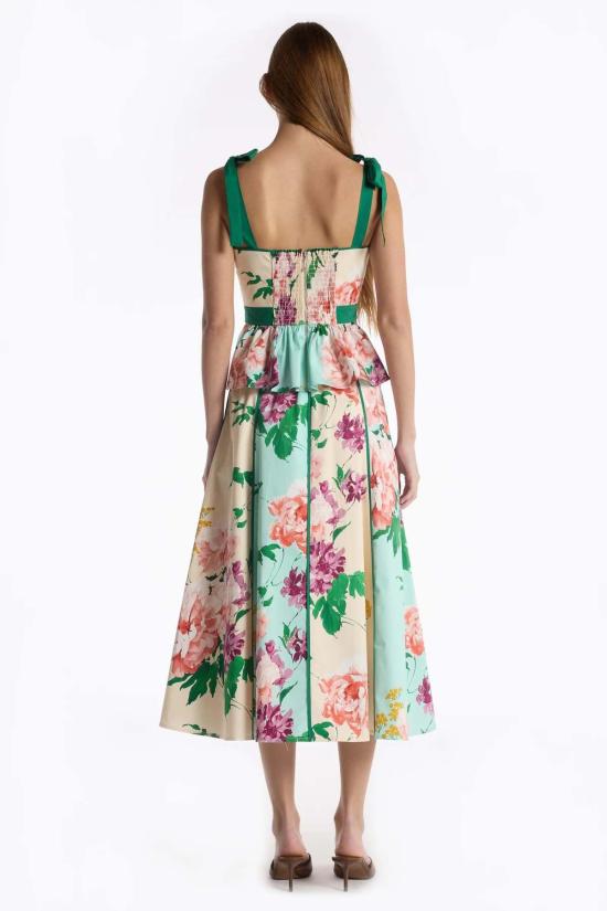  크리스티 린 미디 스커트 네이트 스커트 멀티 트랭퀼리티 - CHRISTY LYNN