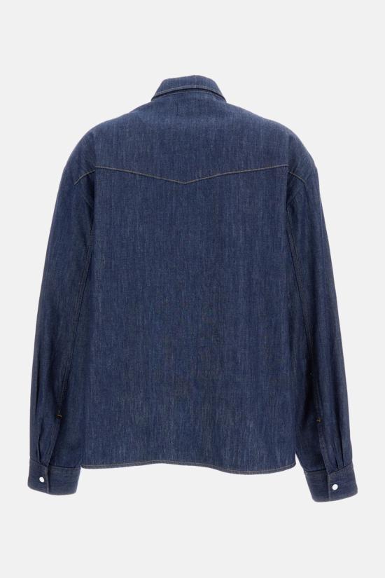  케이트 데님 셔츠 Khaite Grenon 코튼 셔츠 블루 - KHAITE