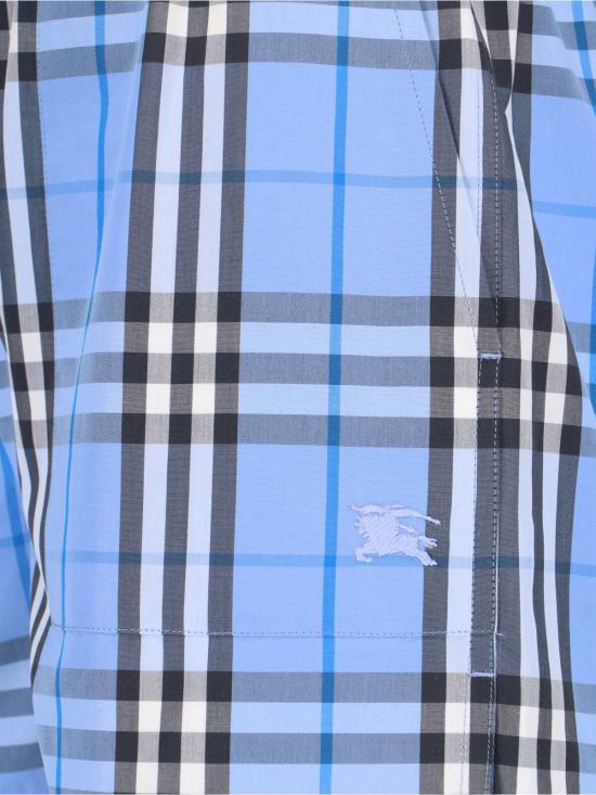 26SS 버버리 스트레이트 팬츠 8126539 C4258 Blue - BURBERRY