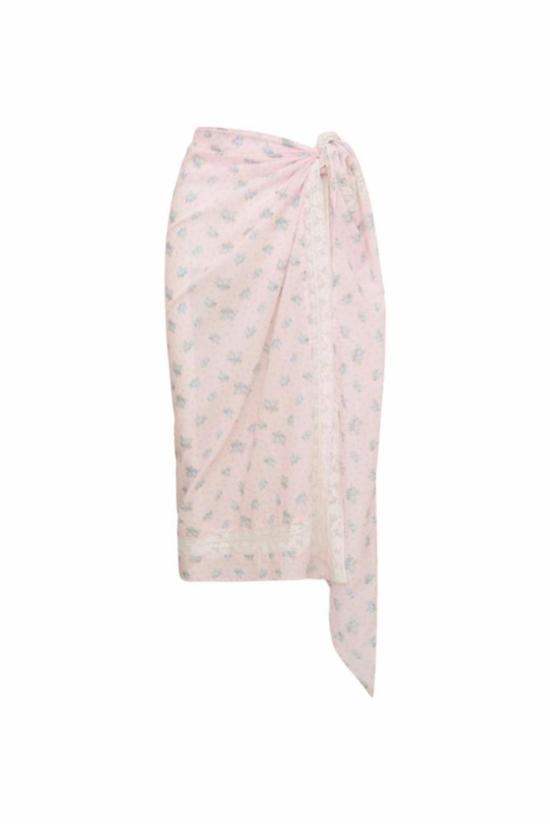  러브쉐이크팬시 비치용품 러브 쉑 팬시 에마벨라 파레오 라일락 아이스 - LOVESHACKFANCY