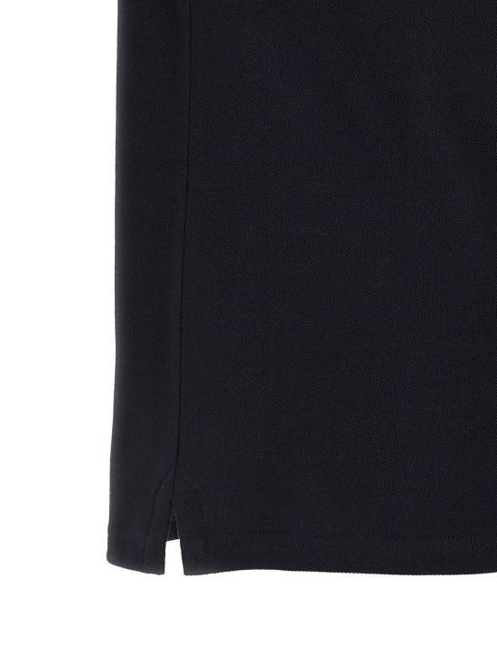  몽클레어 폴로 티셔츠 몽클레르 삼색 디테일 폴로 셔츠 블루 - MONCLER