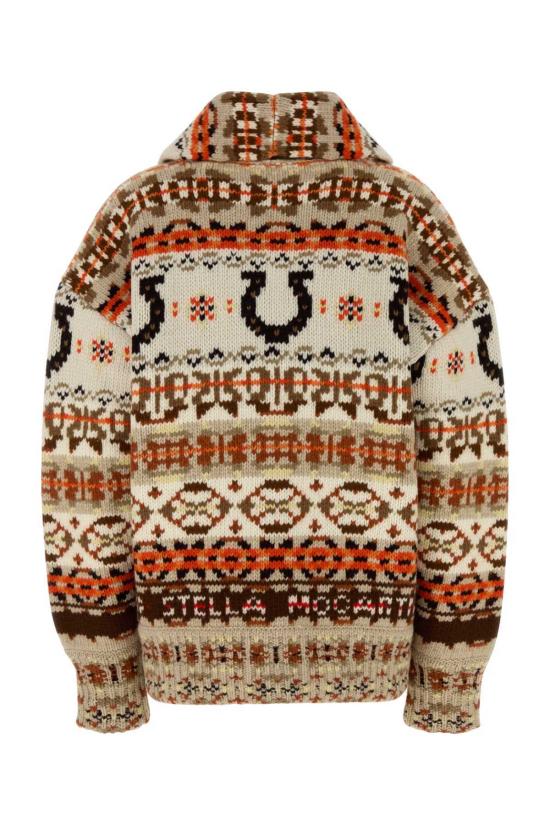  스텔라 맥카트니 가디건 스텔라 매카트니 자수 울 페어 아일 오버사이즈  멀티컬러 1 - STELLA MCCARTNEY