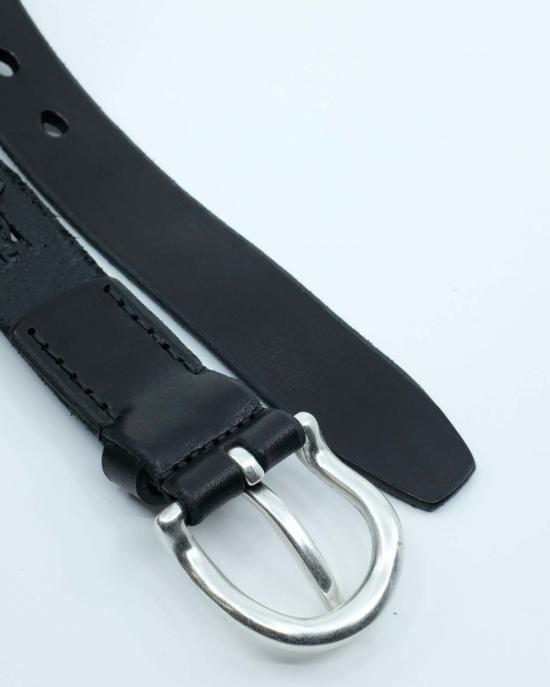  아워레가시 가죽 벨트 아워 레거시 플렉킹 가죽 땋은  블랙 - OUR LEGACY