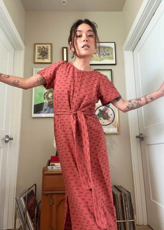  에이스 앤 지그 롱 원피스 에이스앤지그 브루클린 드레스 팔레트 - ACE & JIG