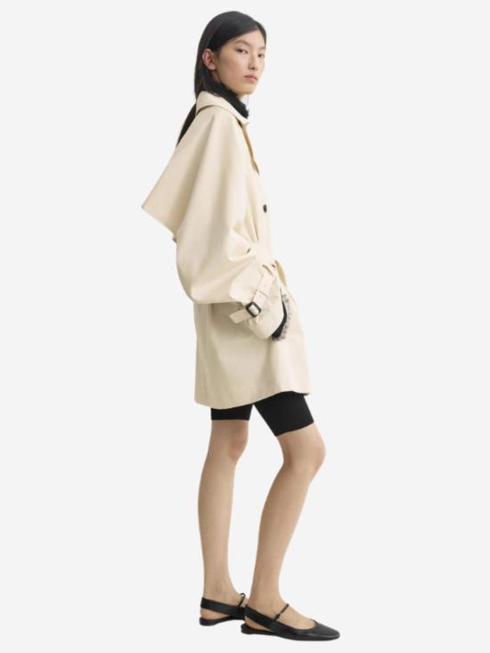  토템 트렌치 코트 워시드 코튼  스톤 - TOTEME