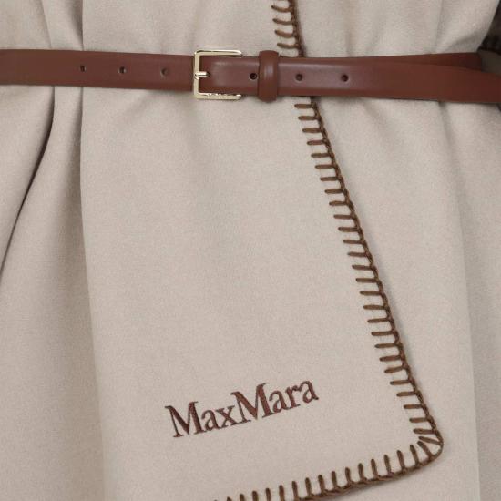  막스마라 코트 콜롬바 케이프 페일 골든 베이지 - MAX MARA