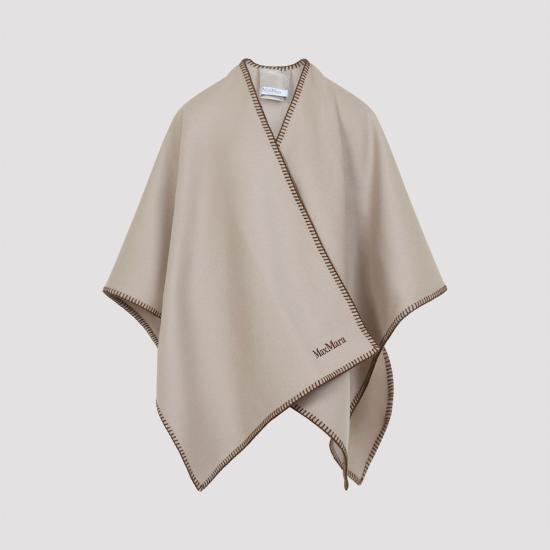  막스마라 코트 콜롬바 케이프 페일 골든 베이지 - MAX MARA