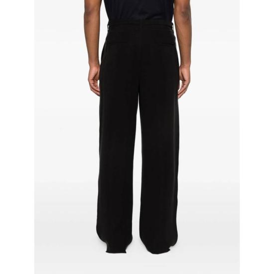  조르지오 아르마니 스트레이트 팬츠 블랙 - GIORGIO ARMANI