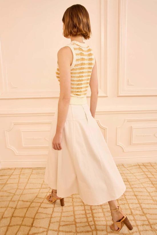  울라 존슨 스웨터 파트리치아 니트 탑 비치 - ULLA JOHNSON