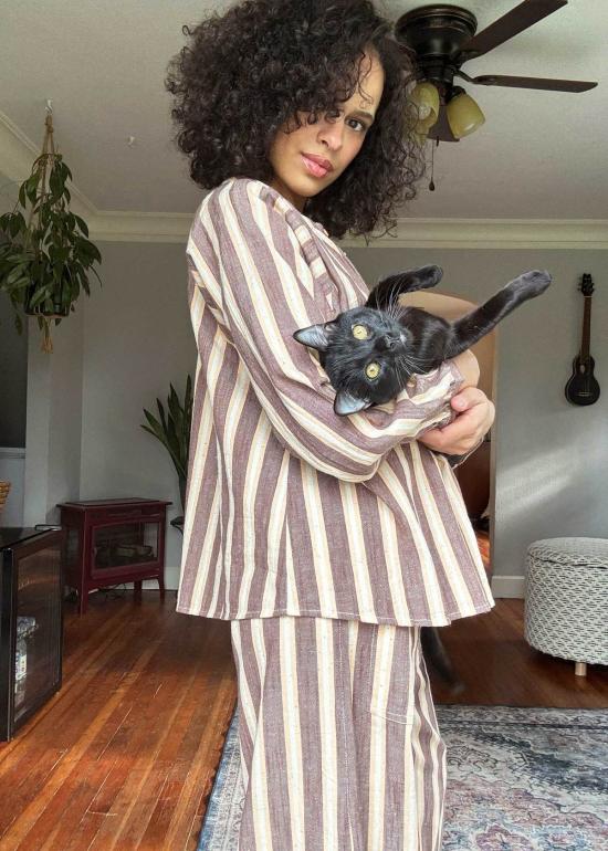  에이스 앤 지그 블라우스 에이스 & 지그 대릴  크레타 - ACE & JIG