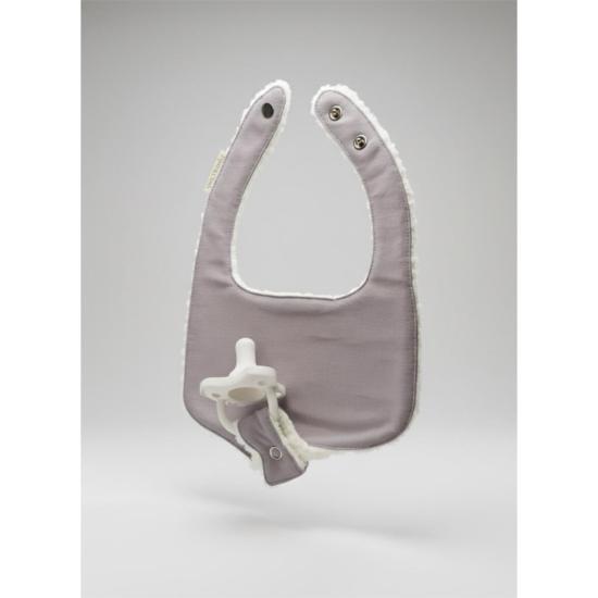  [키즈] Piper&Cloth 라운지 웨어 파이퍼앤클로스 키즈 수딩 앤 스냅 쪽쪽이 턱받이 라벤더 드리프트 - PIPER&CLOTH