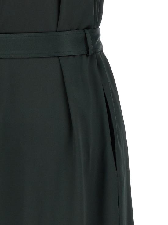  톰포드 롱 원피스 톰 포드 아메리칸 넥라인 드레스 그린 - TOMFORD