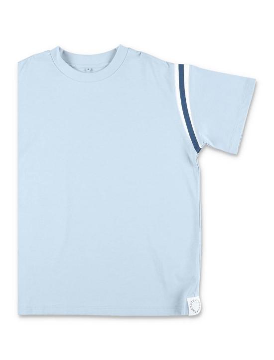  [키즈] 스텔라 맥카트니 티셔츠 스텔라 매카트니 아동용 스트라이프 코튼 티셔츠 (연한 파란색) - STELLA MCCARTNEY