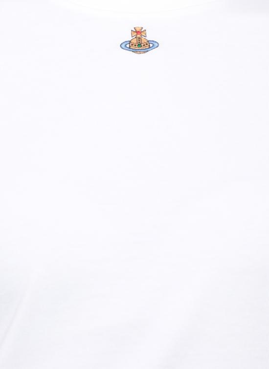 26SS 비비안웨스트우드 PERU 페루 ORB 반팔 티셔츠 3G010017 J001MA401 White - VIVIENNE WESTWOOD