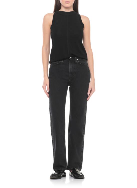 26SS 루루 드 세종 데님 팬츠 JUDE LDS WASHED GREY Black - LOULOU DE SAISON