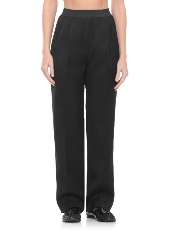 26SS 루루 드 세종 스트레이트 팬츠 TAKAROA LDS BLACK Black - LOULOU DE SAISON