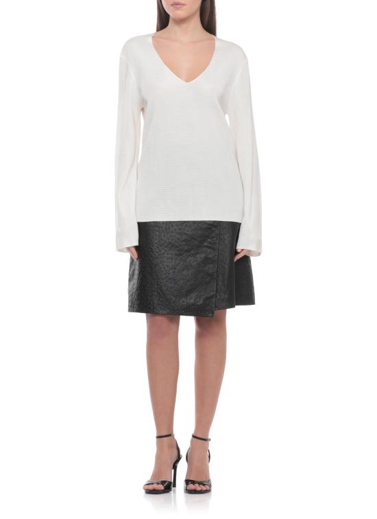 26SS 루루 드 세종 미디 스커트 GORA BLACK Black - LOULOU DE SAISON