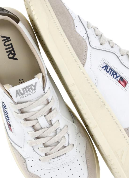 26SS 오트리 메달리스트 로우 스니커즈 AULM LS15WHT TEAK White - AUTRY