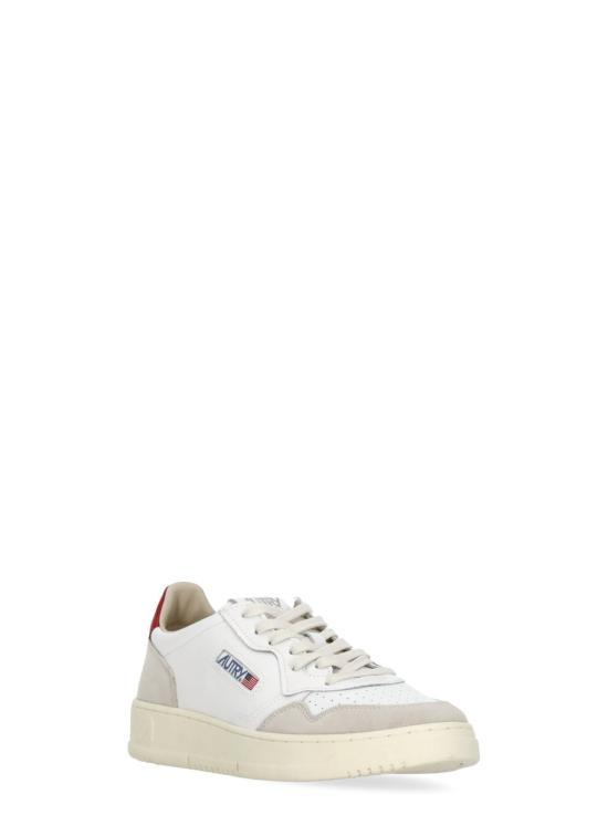 26SS 오트리 메달리스트 로우 스니커즈 AULM LS43WHT RED White - AUTRY