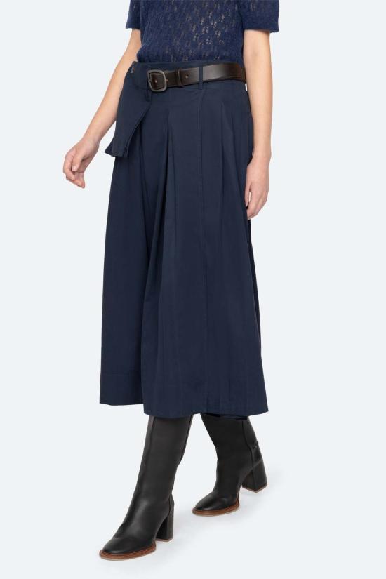  씨뉴욕 미디 스커트 씨 니 안드레아 스커트 네이비 - SEA NY