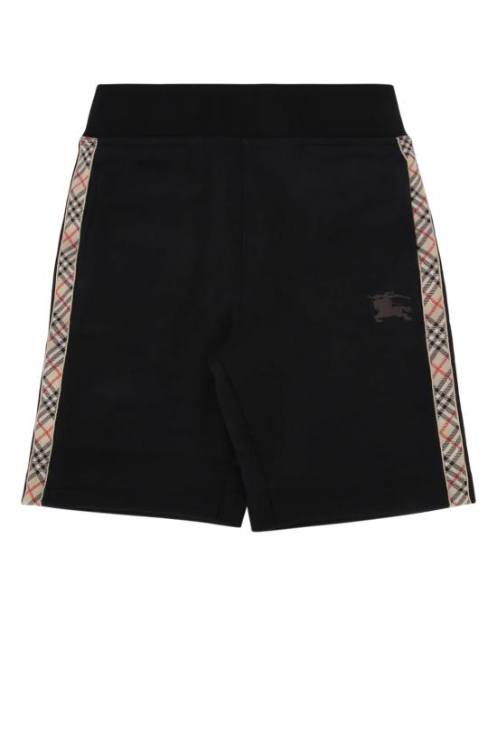  [키즈] 버버리 쇼츠/버뮤다 키즈  KB4 베니 체크 테이프 바텀 블랙