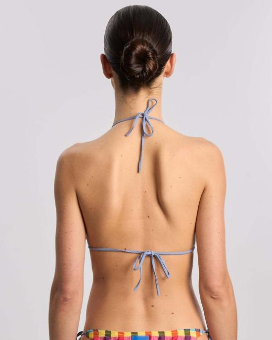  Caro Luna 비키니 수영복 카로 루나 엘사 시어서커 트라이앵글 비키니 탑 레인보우 - OTHER BRANDS