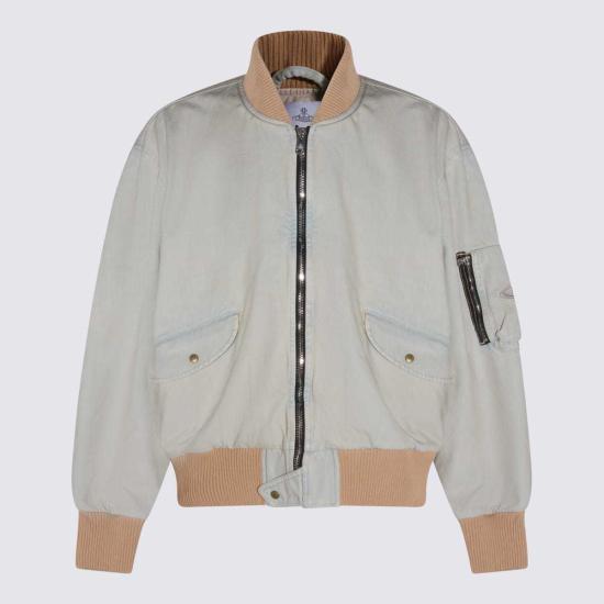  비비안웨스트우드 데님 자켓 비비안 웨스트우드 라이트 블루 코튼 데님 재킷