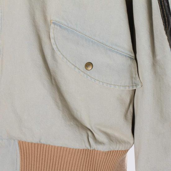  비비안웨스트우드 데님 자켓 비비안 웨스트우드 라이트 블루 코튼 데님 재킷 - VIVIENNE WESTWOOD