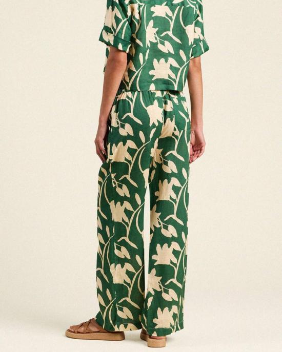  트로바타 스트레이트 팬츠 Trovata Vera 팬츠 마달레나 플로럴 - TROVATA