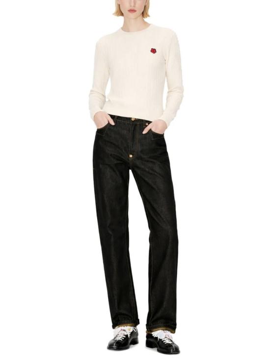  겐조 스웨터 보케 플라워 저지  파우더 - KENZO