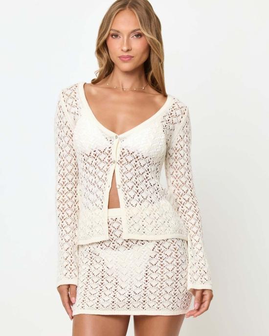  엘스페이스 비치용품 LSpace Nova 탑 크림