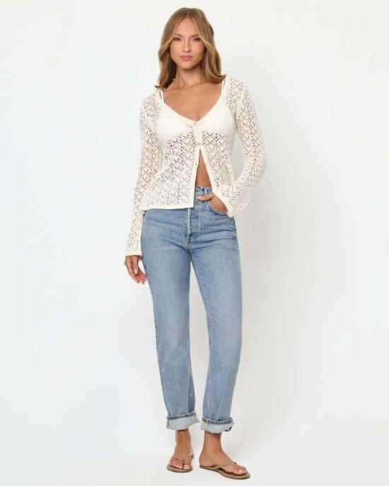  엘스페이스 비치용품 LSpace Nova 탑 크림 - L SPACE