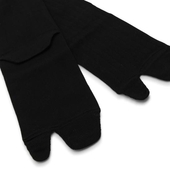  마르지엘라 양말 메종  코튼 블렌드 타비  블랙 - MAISON MARGIELA