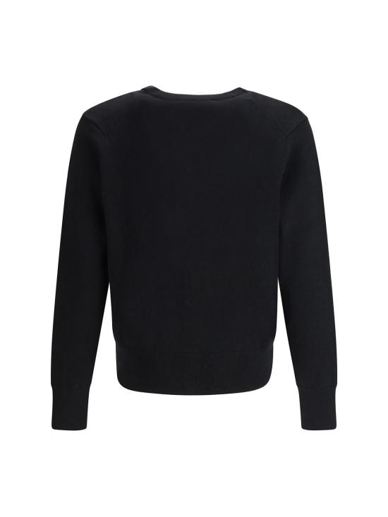  아미 가디건 Ami Alexandre Mattiussi Ami De Coeur 카디건 블랙 - AMI