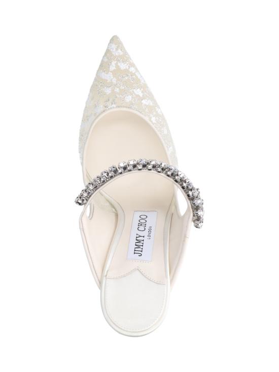26SS 지미추 힐/펌프스 BING 100 GJD SILVER WHITE White - JIMMY CHOO