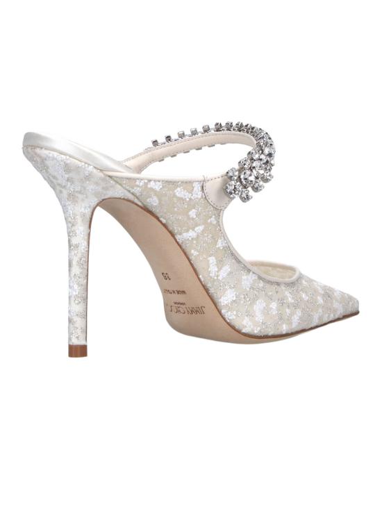 26SS 지미추 힐/펌프스 BING 100 GJD SILVER WHITE White - JIMMY CHOO