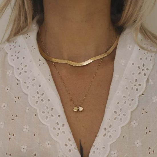  메리위프 목걸이/팬던트 메레위프 더블 다이스 목걸이