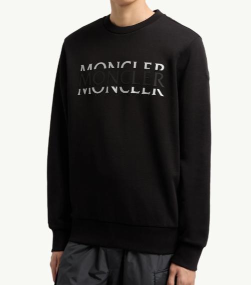 26SS 몽클레어 로고 코튼 저지 롱 슬리브 티셔츠 L10918G0000489AZY 999 - MONCLER