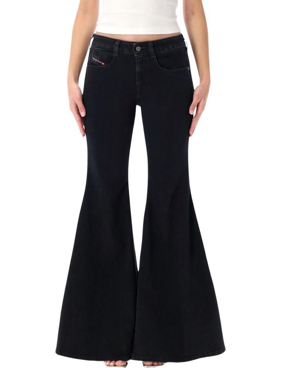  디젤 데님 팬츠 1970 D 블리즈 플레어 진 블랙