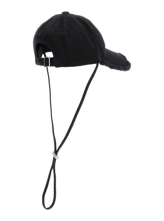  자크뮈스 모자 Jacquemus Le Casquette Artichaut 캡 블랙 - JACQUEMUS