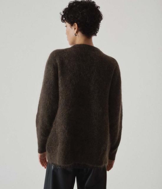  사야카 다비스 뉴욕 가디건 사야카 데이비스 뉴욕 모헤어 카디건 올리브 - SAYAKA DAVIS NEW YORK