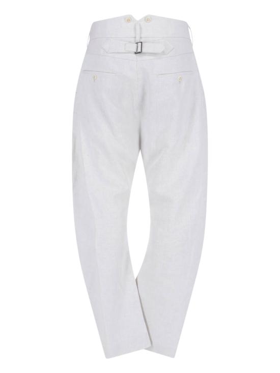 26SS 비비안웨스트우드 스트레이트 팬츠 2F010022 W01ER B408 White - VIVIENNE WESTWOOD