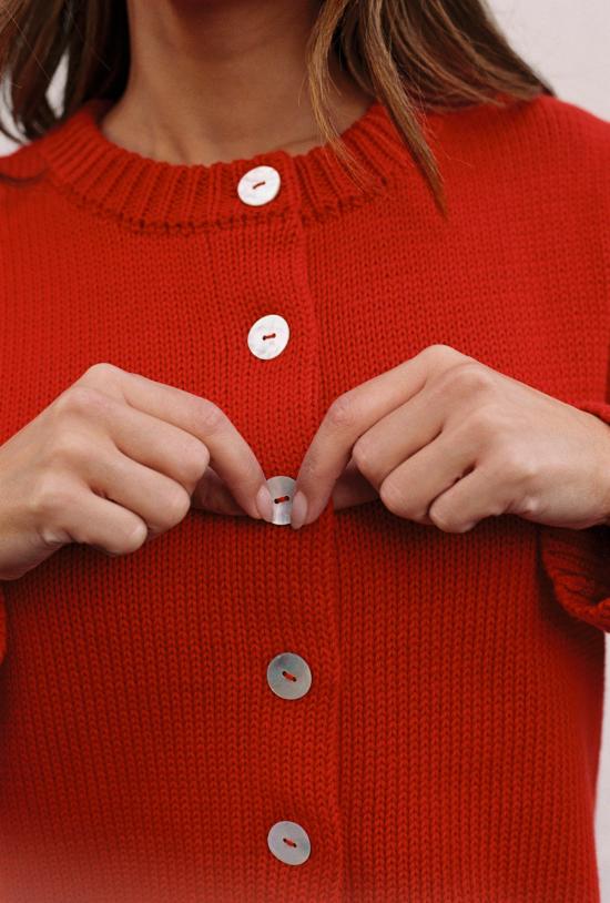  마리아 스탠리 가디건 청키 코튼 카디건 - MARIA STANLEY