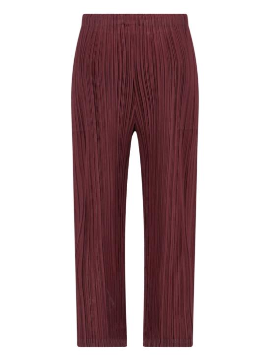 26SS 플리츠플리즈 스트레이트 팬츠 PP66JF115 84 Red - PLEATS PLEASE