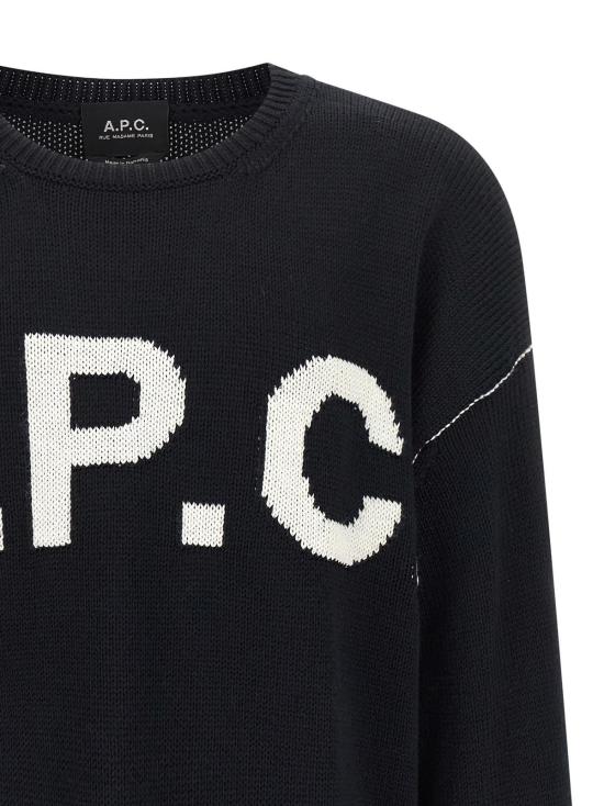  아페쎄 스웨터 A.P.C. 로고  블루 - A.P.C.