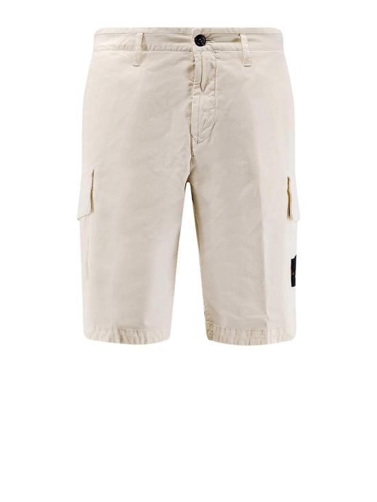 스톤 아일랜드 숏팬츠 반바지 화이트