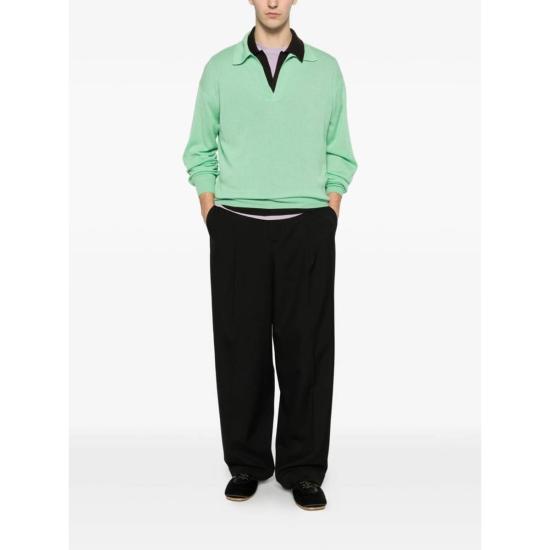  마르니 스트레이트 팬츠 팬츠 블랙 - MARNI