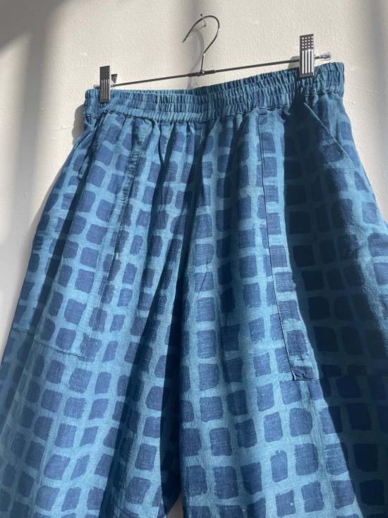  해피 프렌치 갱 스트레이트 팬츠 오마르 빅 스퀘어 팬츠 인디고 - HAPPY FRENCH GANG