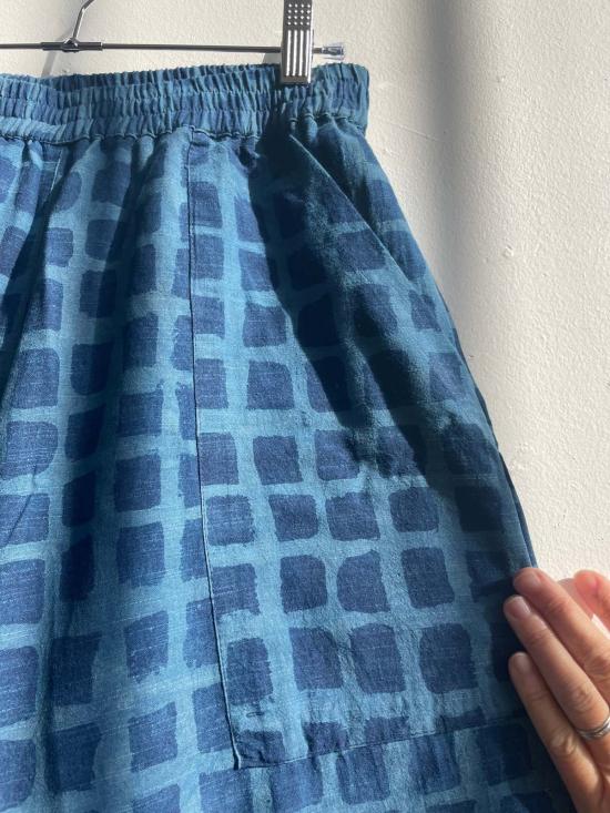  해피 프렌치 갱 스트레이트 팬츠 오마르 빅 스퀘어 팬츠 인디고 - HAPPY FRENCH GANG